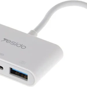 GS17 Type-C OTG من YESIDO محول OTG متعدد المنافذ