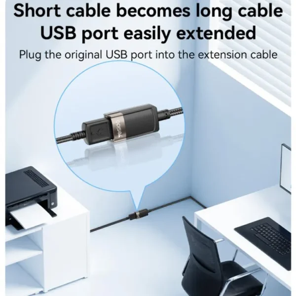 GS26 وصلة تمديد USB 2.0 من YESIDO