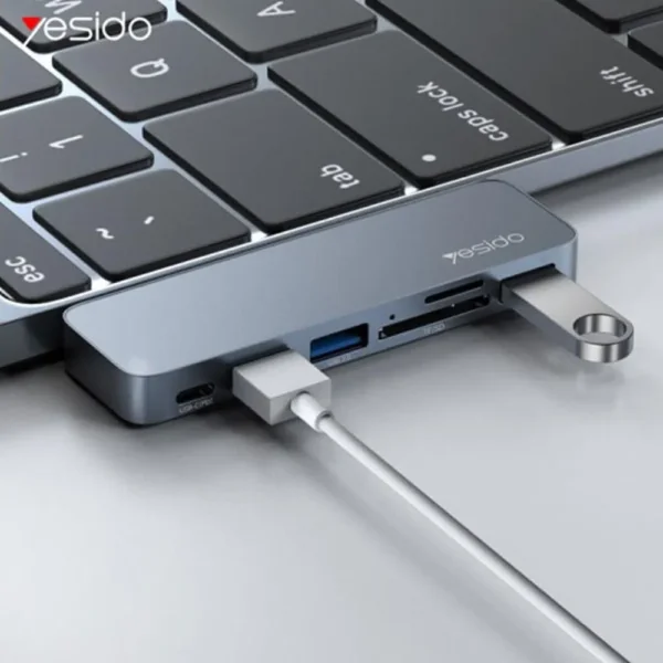 HB10 USB-C Hub من YESIDO | متعدد المنافذ