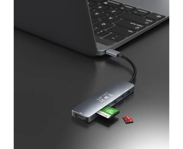 HB11 USB-C Hub | محول متعدد منافذ |من YESIDO