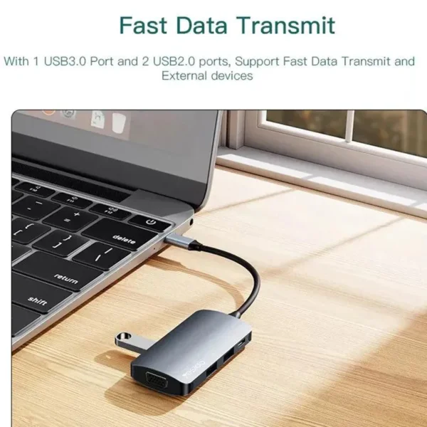 محول USB محوري HB16