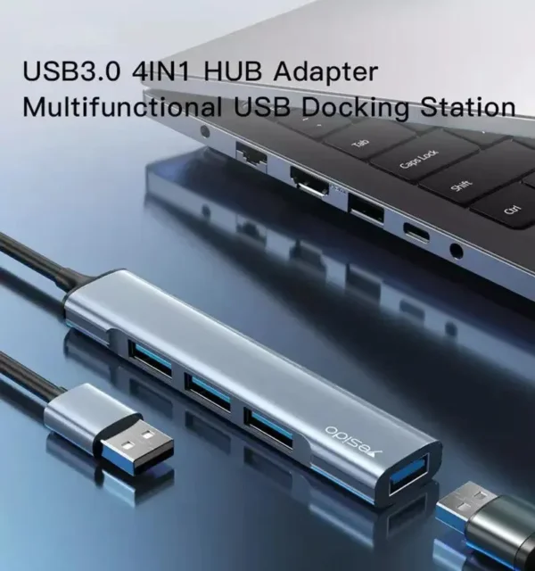 USB Hub HB18 YESIDO موزع منافذ صغير عملي