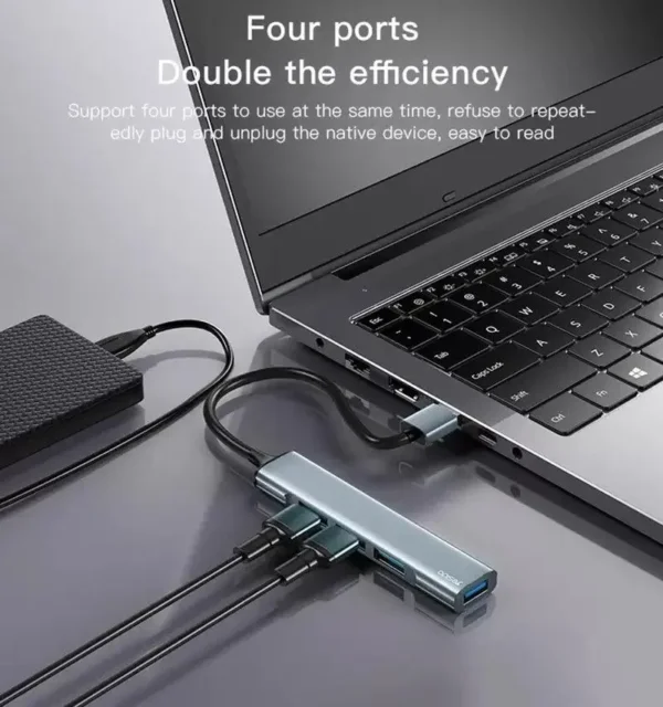 USB Hub HB18 YESIDO موزع منافذ صغير عملي