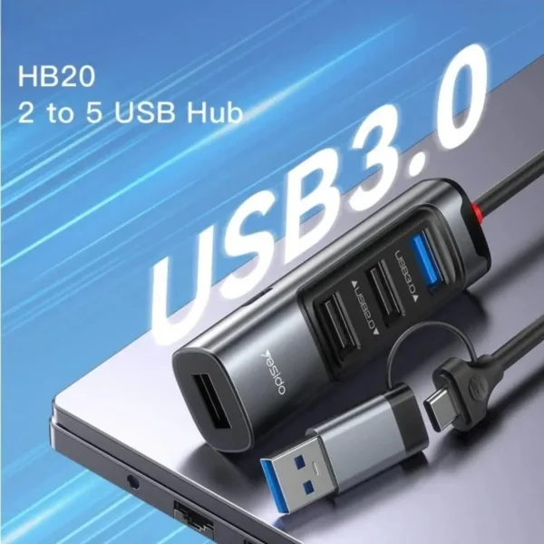 محول USB 5 في 2 HB20