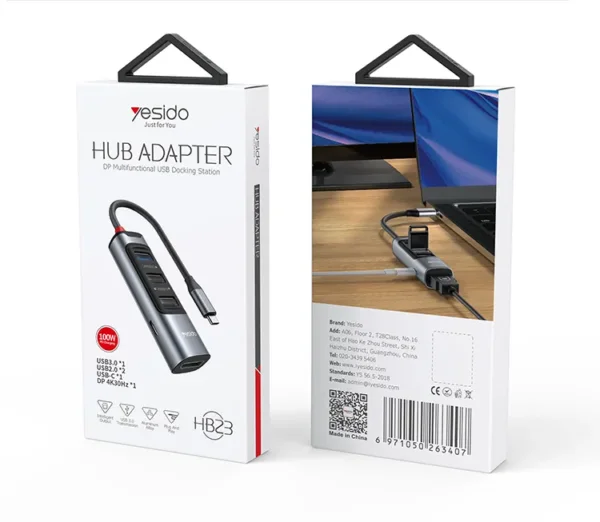 HB23 USB-C Hub من YESIDO