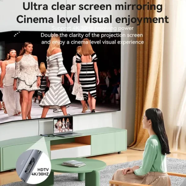 YESIDO HB27 Hub Adapter متعدد المنافذ لأداء أسرع