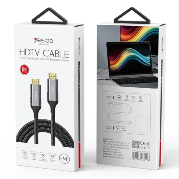 HM11 كابل HDMI 8K عالي الدقة من YESIDO