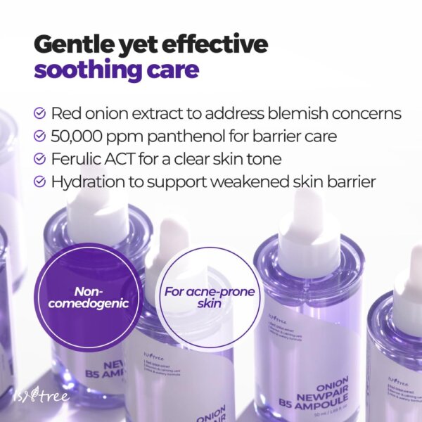 سيروم البصل الأحمر ترميم وعلاج حب الشباب والتصبغات Isntree | Onion Newpair B5 Ampoule - منتجات كورية