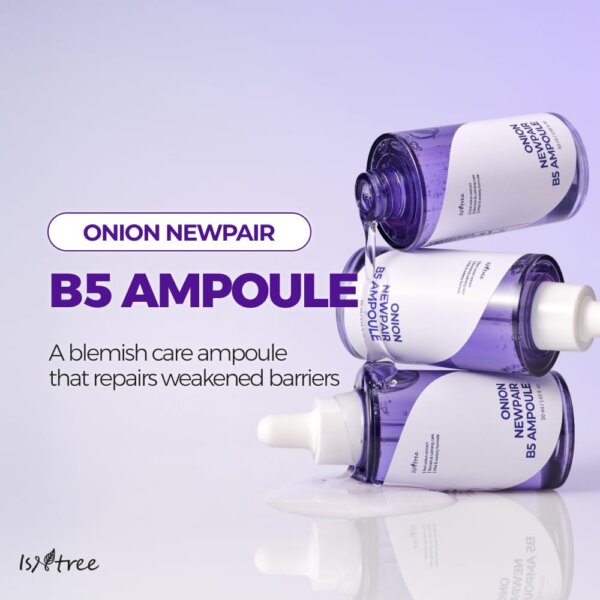 سيروم البصل الأحمر ترميم وعلاج حب الشباب والتصبغات Isntree | Onion Newpair B5 Ampoule - منتجات كورية
