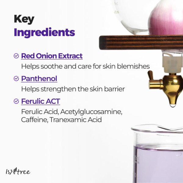 سيروم البصل الأحمر ترميم وعلاج حب الشباب والتصبغات Isntree | Onion Newpair B5 Ampoule - منتجات كورية