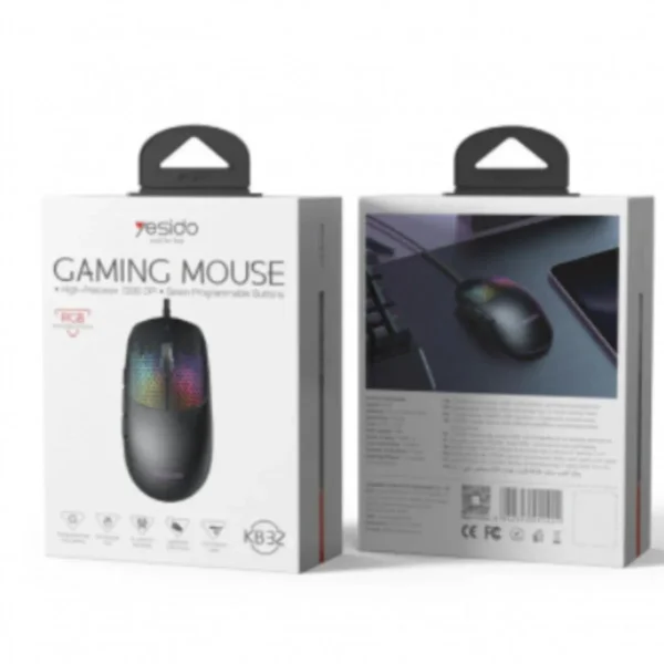 KB32 ماوس ألعاب سلكي من YESIDO أداء احترافي