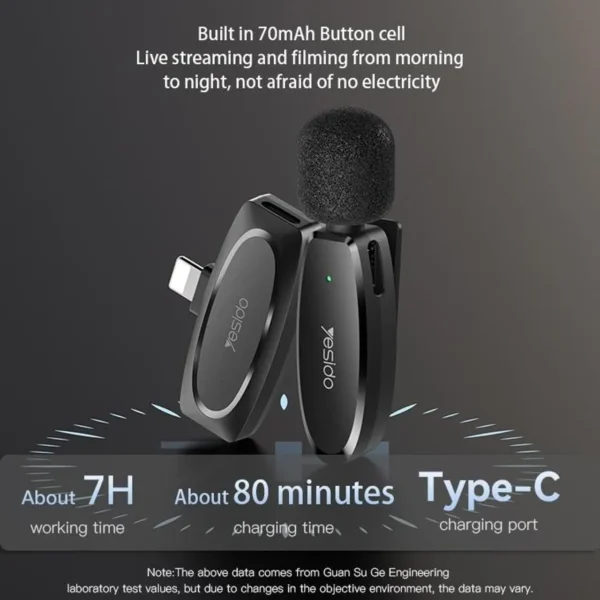 ميكروفون لاسلكي مزدوج KR13