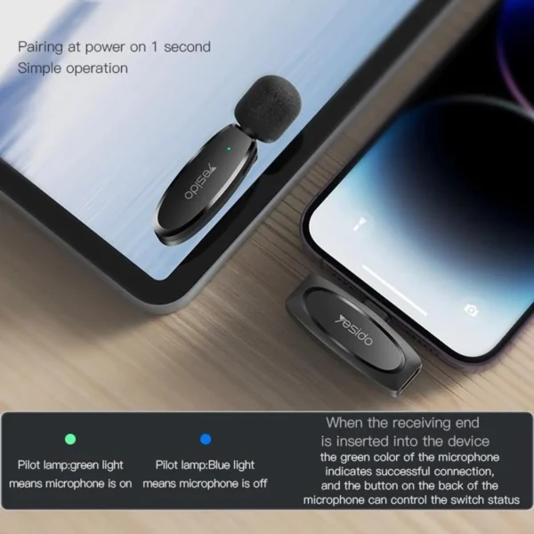 ميكروفون لاسلكي مزدوج KR13