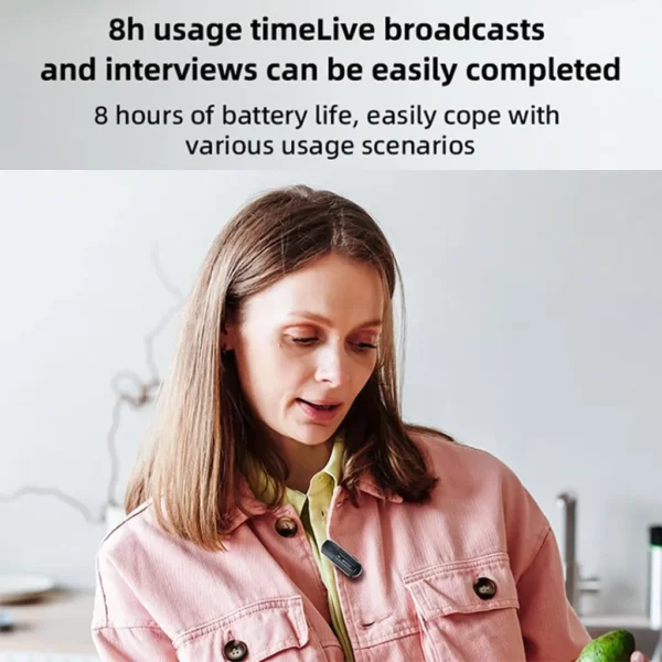 ميكروفون لافاليير 2 في 1 KR17