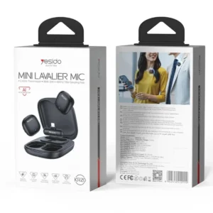 KR20 من YESIDO مايكروفون Lavalier لاسلكي احترافي