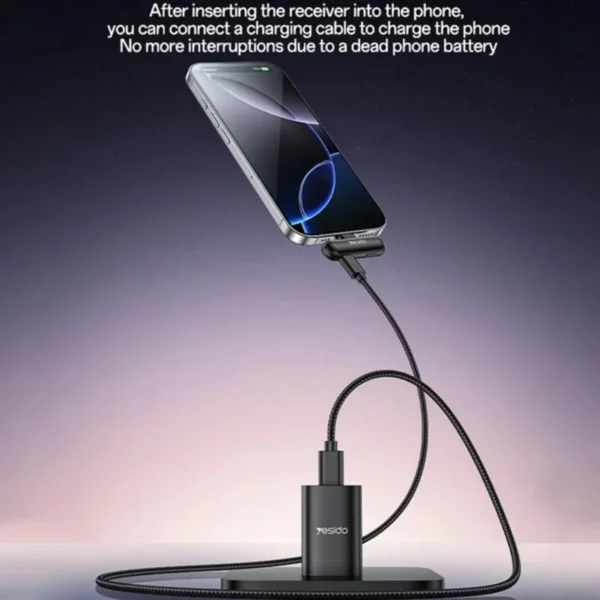 KR20 من YESIDO مايكروفون Lavalier لاسلكي احترافي