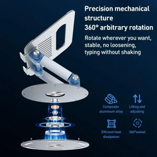 LP06 حامل لابتوب YESIDO قابل للتعديل دوران 360