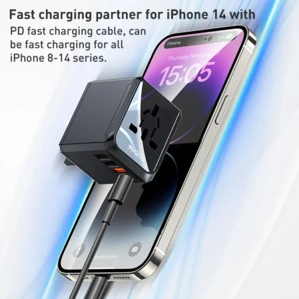 محول شحن 4 منافذ USB وعامة MC24