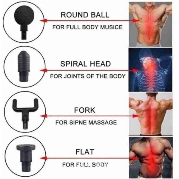 MG01 مسدس تدليك احترافي Fascia Gun Massage Gun لتخفيف العضلات