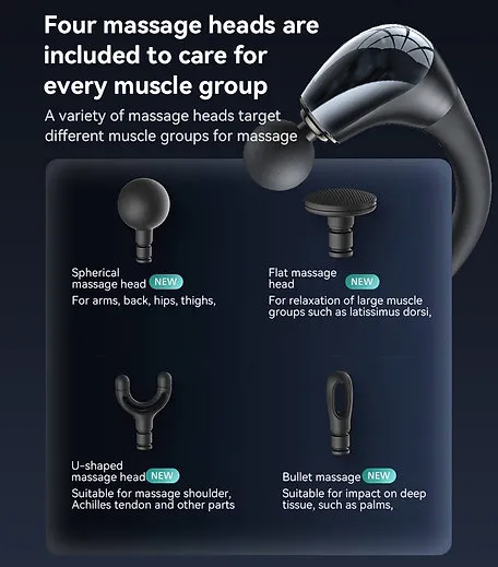 MG02 massage gun مسدس تدليك احترافي لتخفيف آلام العضلات