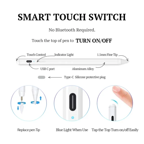 ST06 قلم لمس آيباد من YESIDO