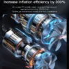 مضخة هواء VC04 4000mAh محمولة للسيارة والدراجات