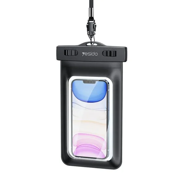 WB10 حافظة هاتف مقاومة للماء IPX8 من ABS و PVC