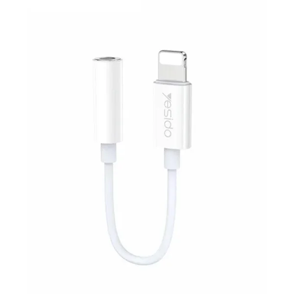 YAU35 AUX adapter من YESIDO | محول صوت Lightning
