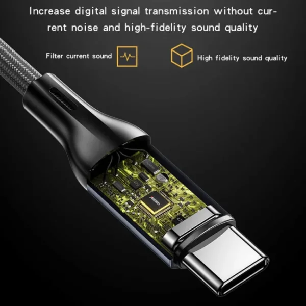 محول صوتي من USB-C إلى 3.5 ملم YAU42