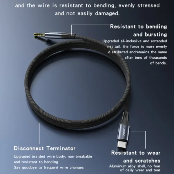 محول صوتي من USB-C إلى 3.5 ملم YAU42