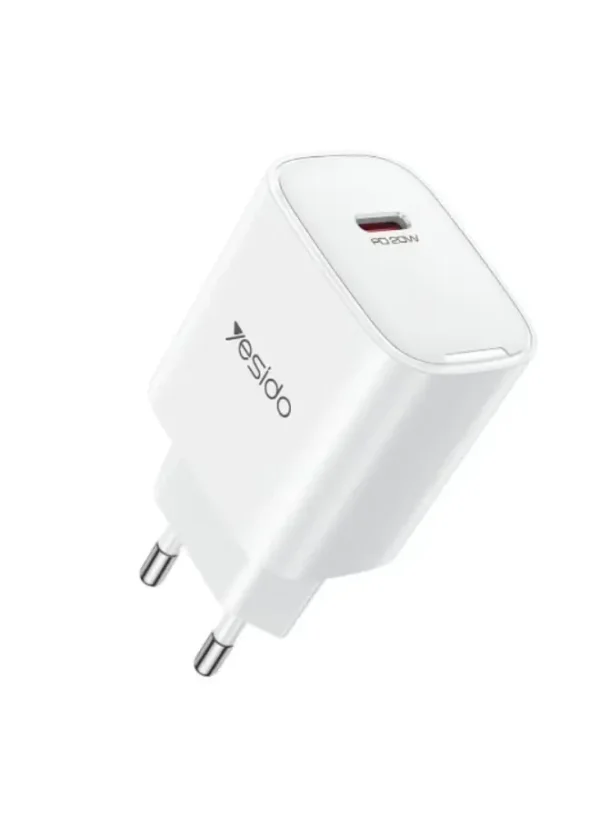 شاحن YC01E من YESIDO شاحن سريع 20W PD للاستخدام المنزلي
