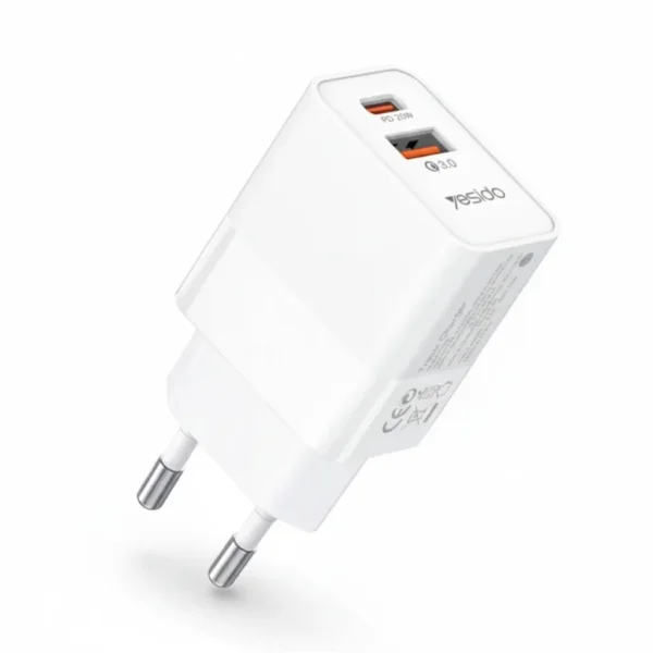 شاحن سريع PD 20W+QC3.0 - YC32-EU