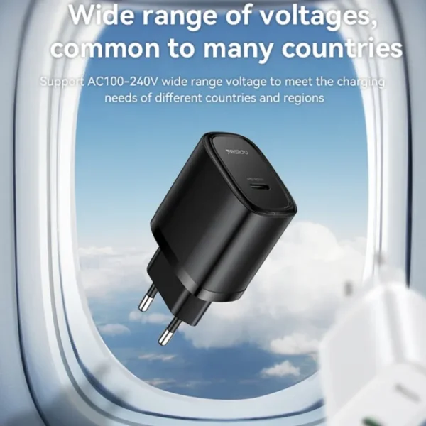 YC57C-EU شاحن سريع USB-C من YESIDO