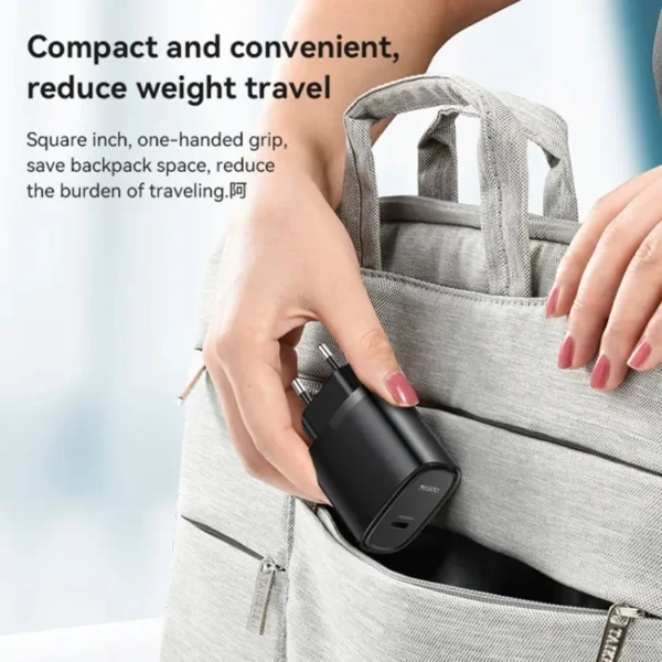 شاحن YC57L-EU من YESIDO شاحن منزلي 20W USB-C سريع مع كابل