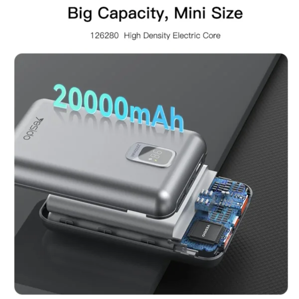 YP47 20000mAh Power Bank من YESIDO YP47