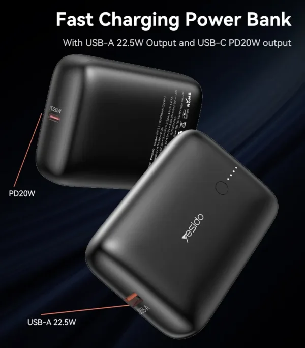 YESIDO YP52 Power Bank شاحن متنقل سريع