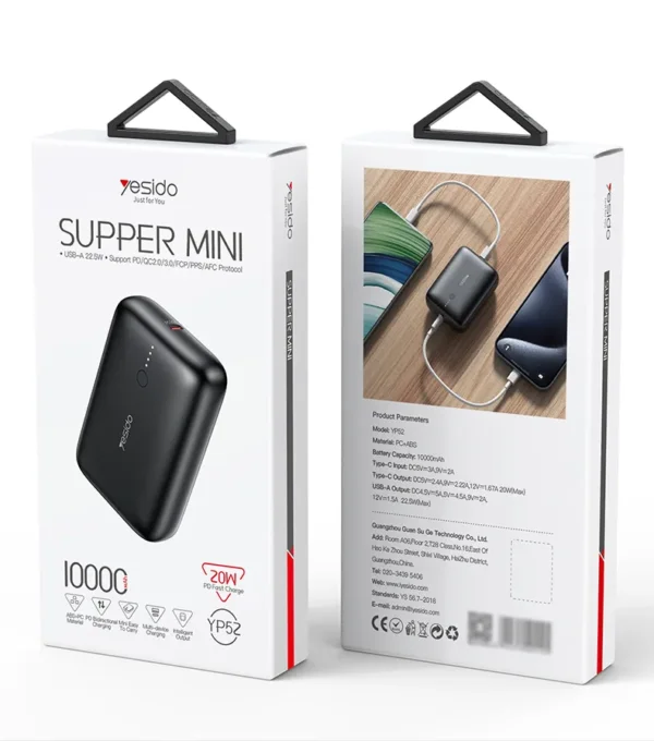YESIDO YP52 Power Bank شاحن متنقل سريع