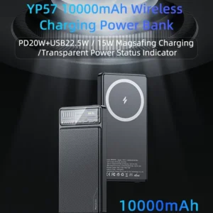YESIDO YP57 Power Bank شاحن مغناطيسي سريع