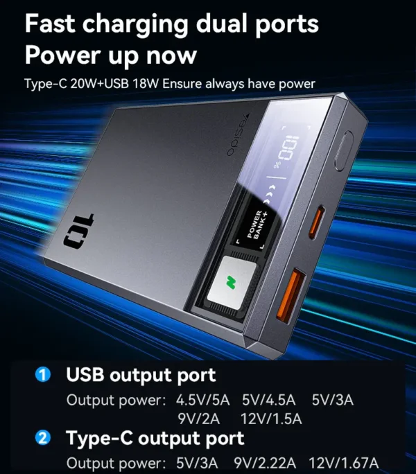 YP61 magsafe power bank من YESIDO