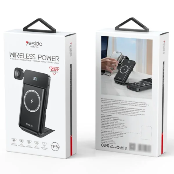 YP69 باور بانك لاسلكي متعدد من YESIDO