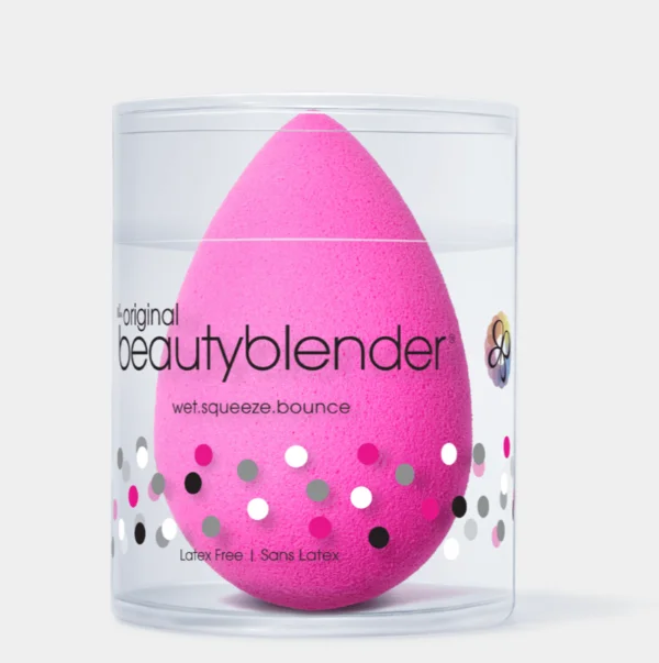 إسفنجة دمج مكياج احترافية (Beauty Blender) – نتيجة ناعمة وطبيعية بدون خطوط