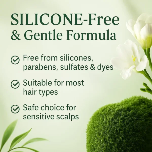 الصابونة الخضراء الثلاثية للشعر Monkey Girl Nature Herbal Soap بخلاصة أوراق السبع و عشبة الأسمان والجينسنغ