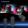 بروجكتور HY320 Mini ذكي بنظام Android 11 – WiFi 6 و بدقة HD