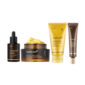 بكج التفتيح المكثف + شد البشرة : Medicube Vitamin C + Glutathione + Retinol- منتجات كورية