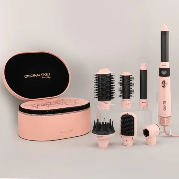 بكج تصفيف الشعر 7 في 1 ENZO Airwrap Pro بقوة 1500 واط (1) بكج تصفيف الشعر 7 في 1 ENZO Airwrap Pro بقوة 1500 واط