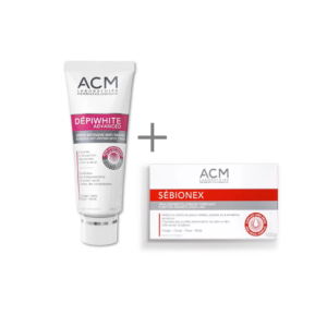 بكج علاج الكلف والحبوب للبشرة الدهنية ACM Depiwhite + Sebionex
