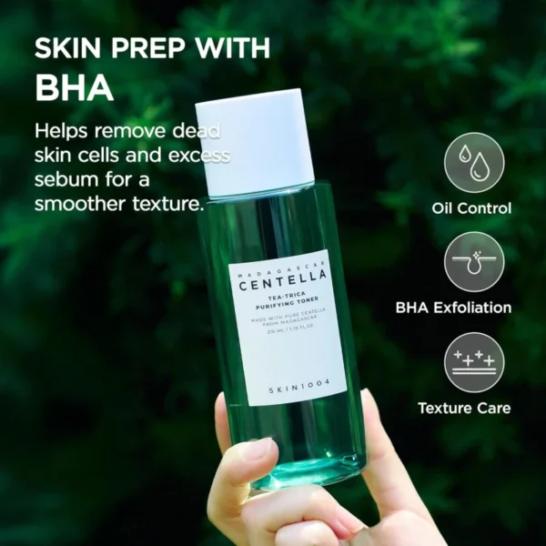 تونر لـ حب الشباب SKIN1004 Centella Tea-Trica Purifying BHA + Tea Tree منتجات كورية