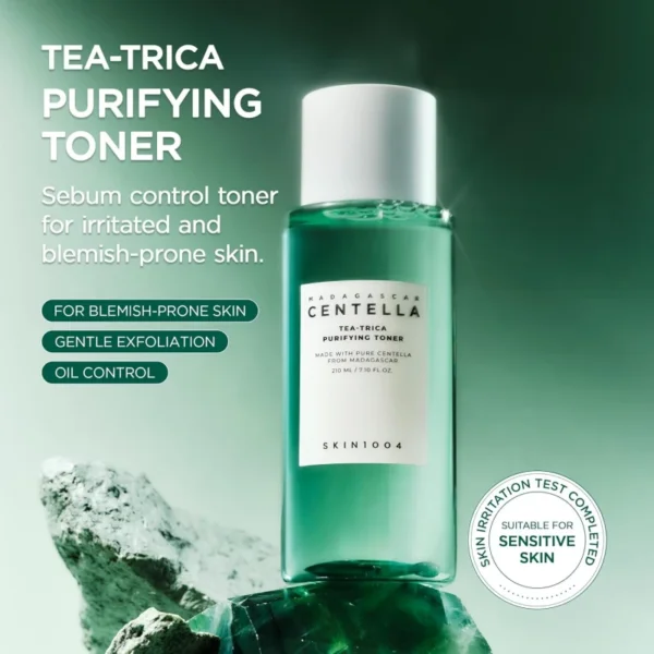 تونر لـ حب الشباب SKIN1004 Centella Tea-Trica Purifying BHA + Tea Tree منتجات كورية
