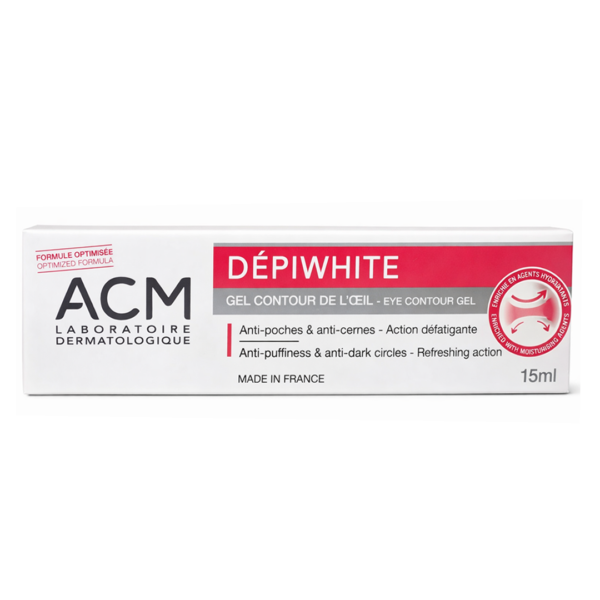 جل Depiwhite من ACM لمحيط العين للهالات والانتفاخ Gel Contour De L'oeil