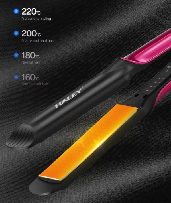 ستريتنر فرد الشعر 2 في 1 سيراميك لتنعيم وتجعيد الشعر